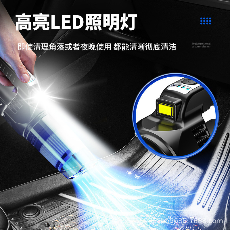Wireless handheld small vacuum cleaner for home use with light…