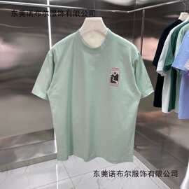 法式外贸跨境卡Casablanca萨布兰卡短袖圆领T恤衫印花纯棉t恤男装