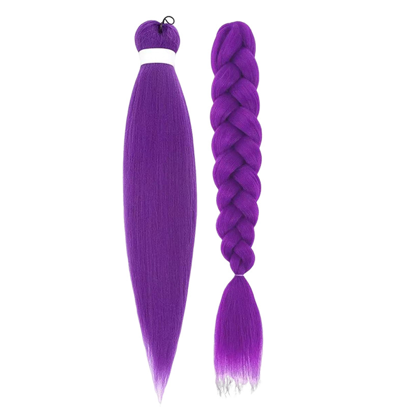 PVC fibra química de baja temperatura fluffy EZ trenza grande trenza fácil trenza image 6