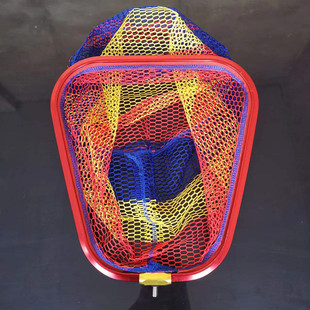 Factory direct supply new thick aluminum alloy copy net head triangle large sturgeon copy net head fishing gear supplies wholesale