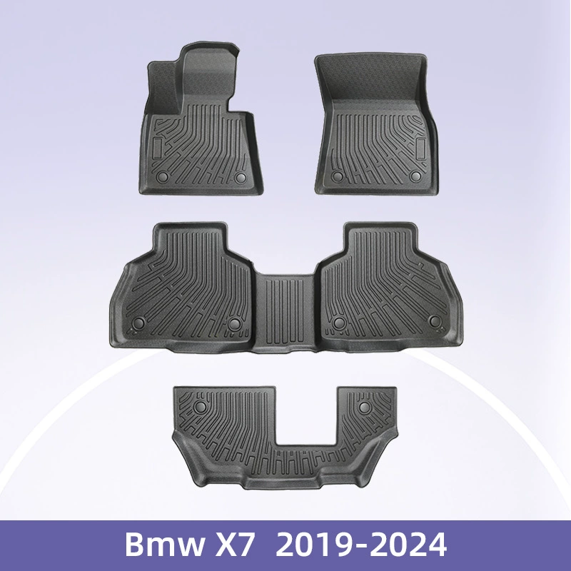 Подходит для BMW BMW X7 Топливо 2019-2024 3D 24/7 Материал TPE ножки Багажник коврик