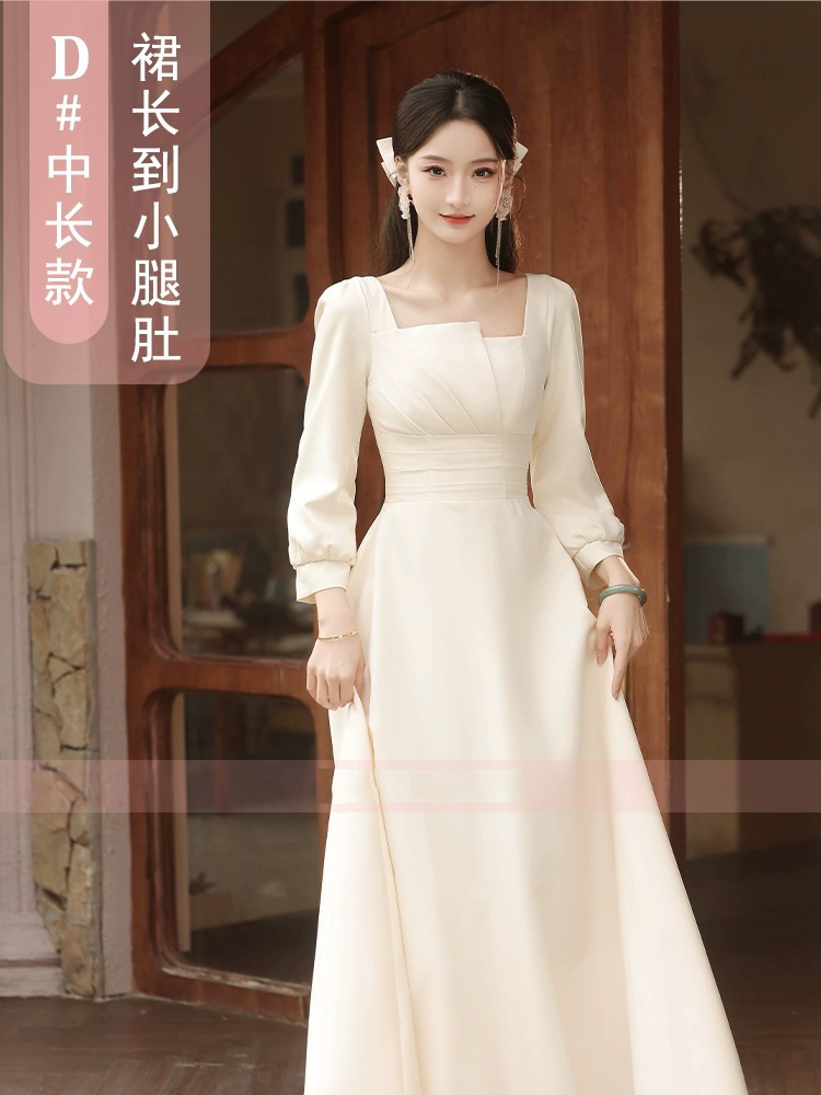 Champagne medium length d style