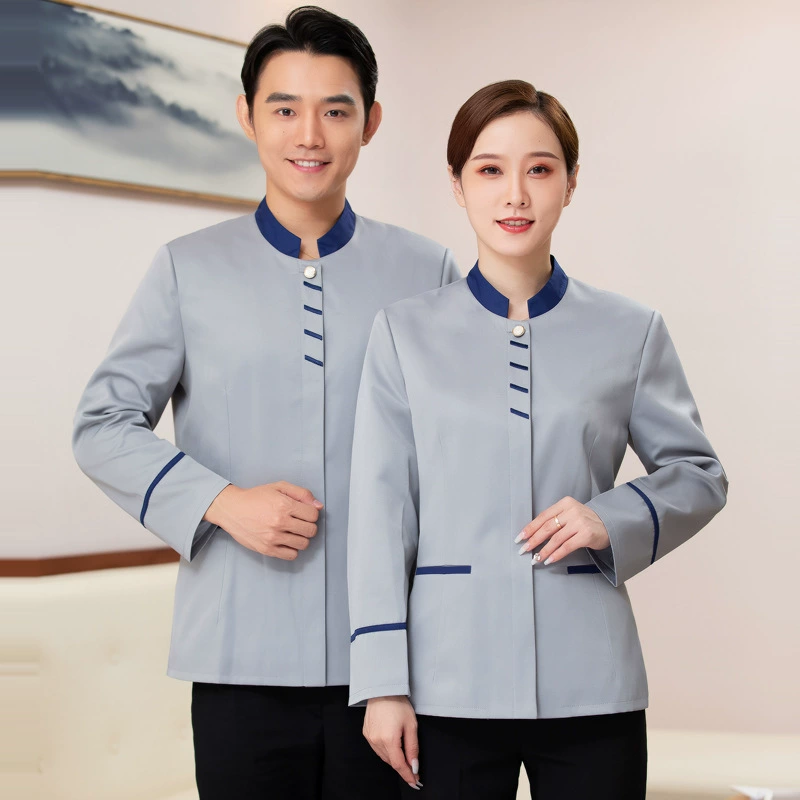 Чистящая одежда летняя одежда с коротким рукавом уборщик гостиничных номеров рабочая одежда с длинным рукавом осенняя и зимняя одежда мужская и женская уборка имущества