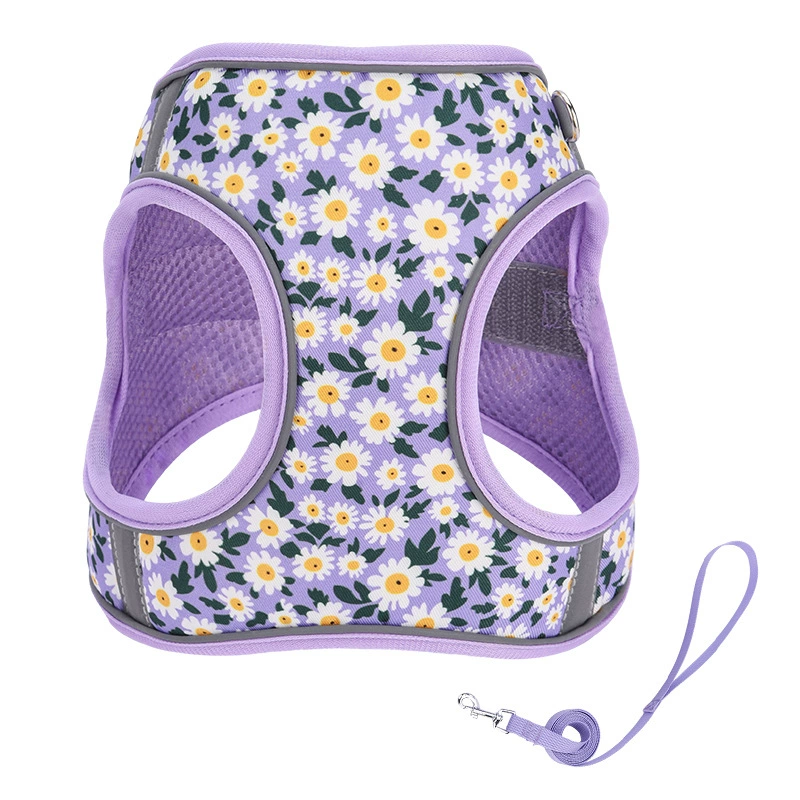 Новый ремень для домашних животных ремешок для собачьей поводка ремешка для собачьей собаки ремешок для груди дышащий и удобный кошачий поводок