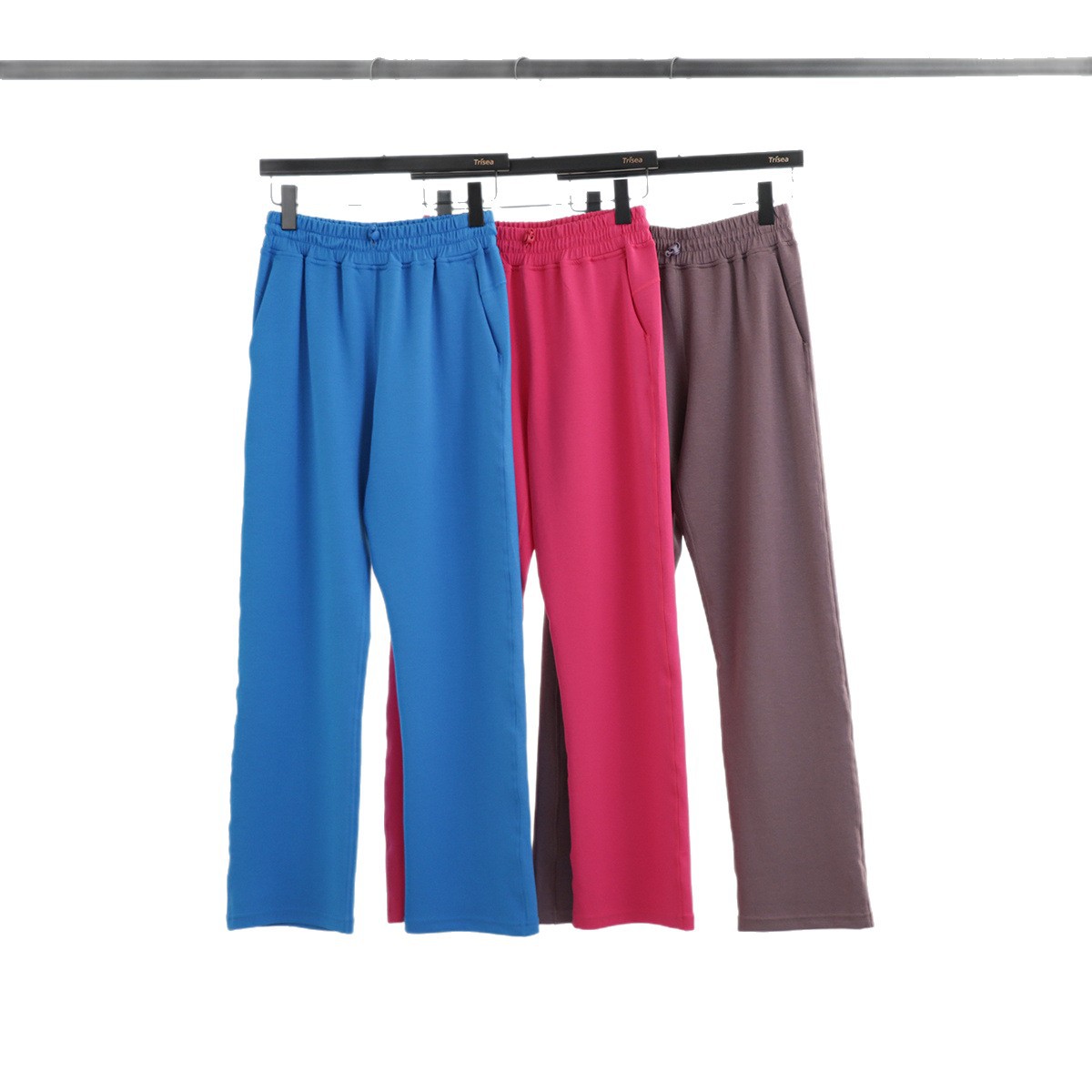 LULU, el mismo modelo de pantalones de aire casuales de cintura alta, pantalones de piernas largas, nuevos productos para mujeres.