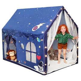 跨境新款儿童帐篷室内男孩宇航员游戏屋家用男孩城堡房子玩具屋