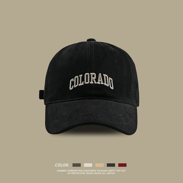 Black baseball cap