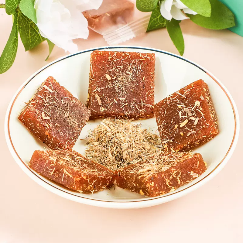 散装单个清凉甘草枇杷糕软糯酸甜小零食网红小零食批发代发糕点