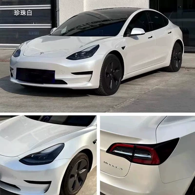 Auto Color Change Film | Body Wrap, Car Paint - pet-pearl-white-152m17m-material-only
