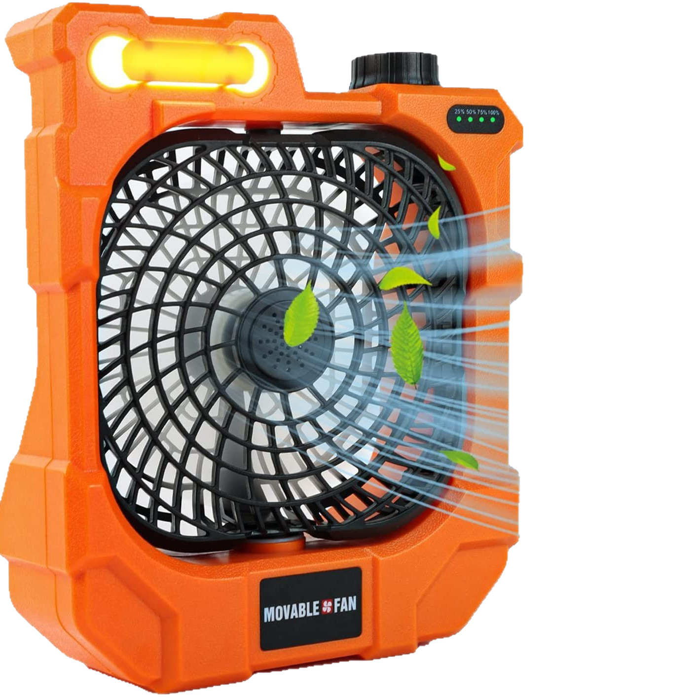 Ventilador para Tienda de Campaña 10400mAh USB Recargable con Luz LED
