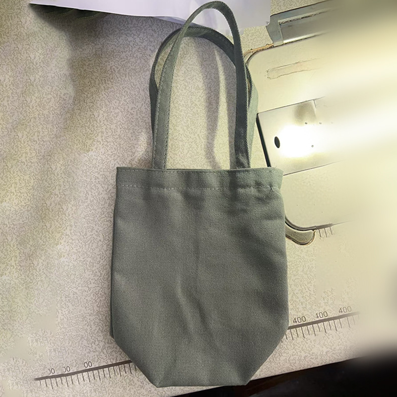 Portátil portátil crossbody bolsa de taza de agua bolsa de café cubierta de taza de vidrio de aislamiento térmico de mano cubierta de la taza de lona