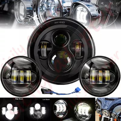 Harley 7inch Led Headlights, 4.5inch: Ön faralar