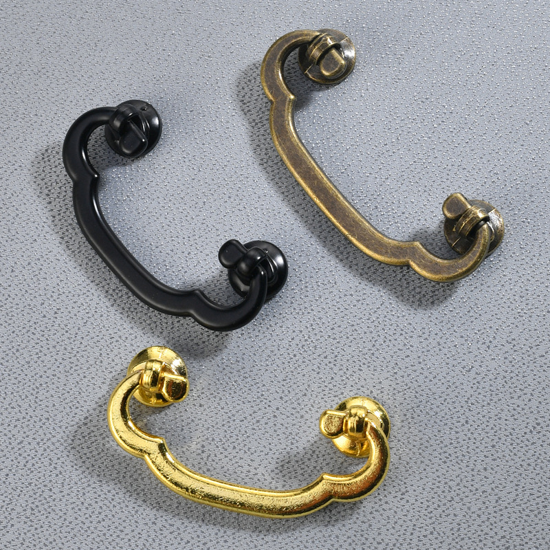 Jingmao new Chinese antique zinc alloy drawer cabinet wardrobe handle cabinet door handle jewelry box handle