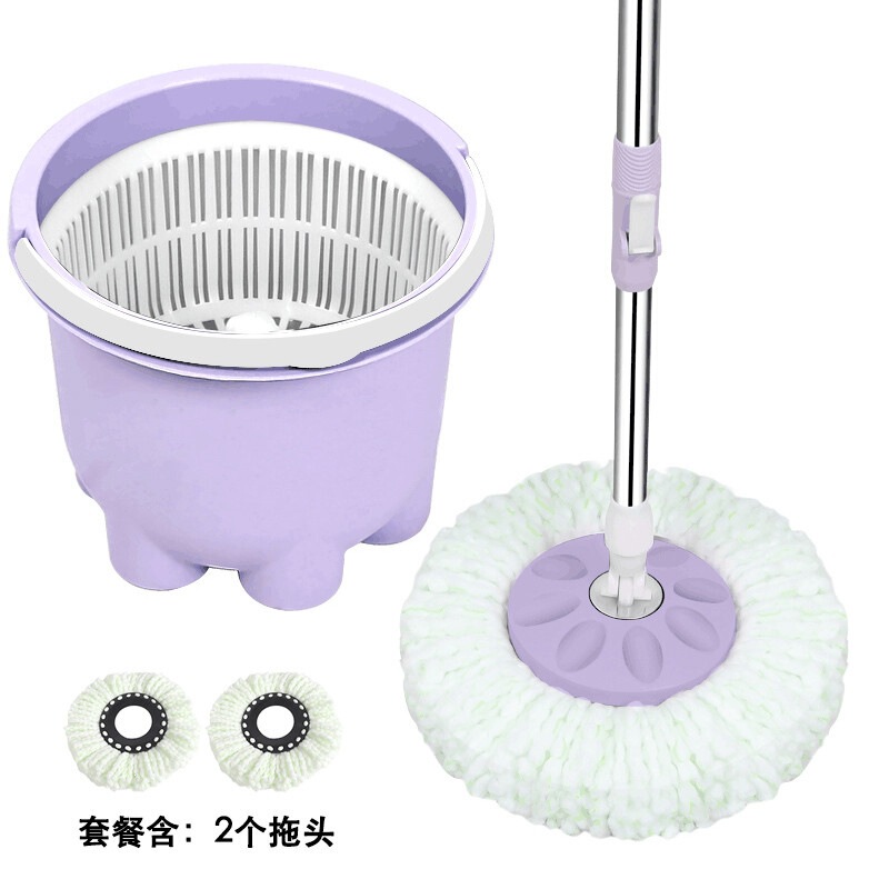 Rotating mop handle, universal hands-free mop for home use, cleans floors in one go, lazy mop with automatic wringing and mop bucket Rotating mop handle, universal hands-free mop for home use, cleans floors in one go, lazy mop with automatic wringing and mop bucket