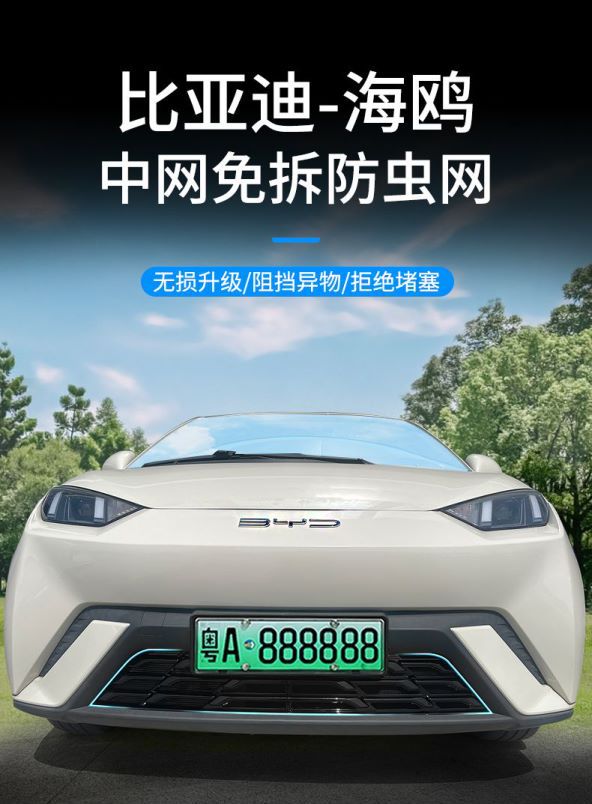 Applicable to BYD 23-25 Seagull Insect-proof Net Middle Net Water Tank Protection Net Snap Free Dismantling Modification Supplies