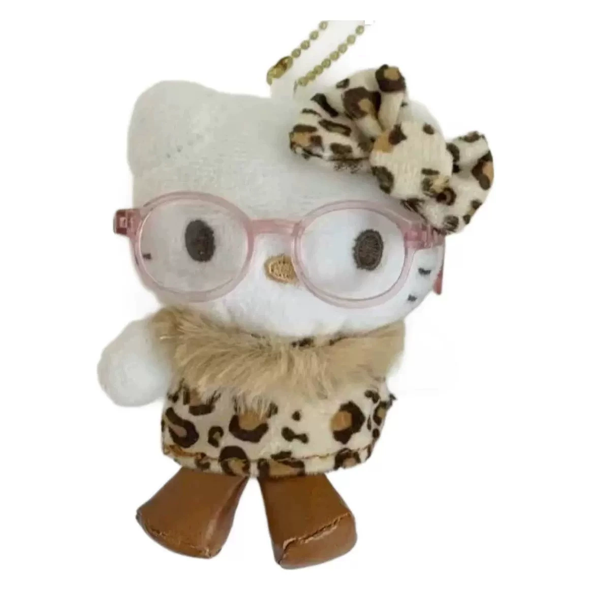 Подвеска (Hello Kitty) в форме куклы в форме, брелок‑украшение для сумки, плюш, съёмные очки, 40 г