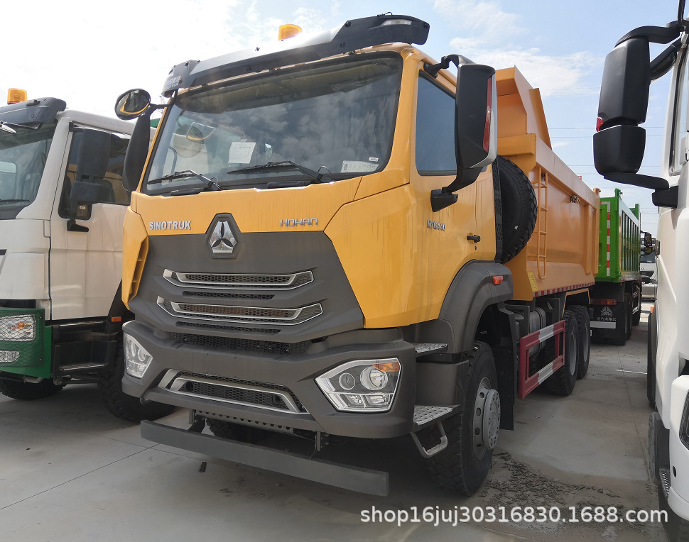 出口伊朗中国重汽380马力豪沃豪瀚N自卸车电话18953179828