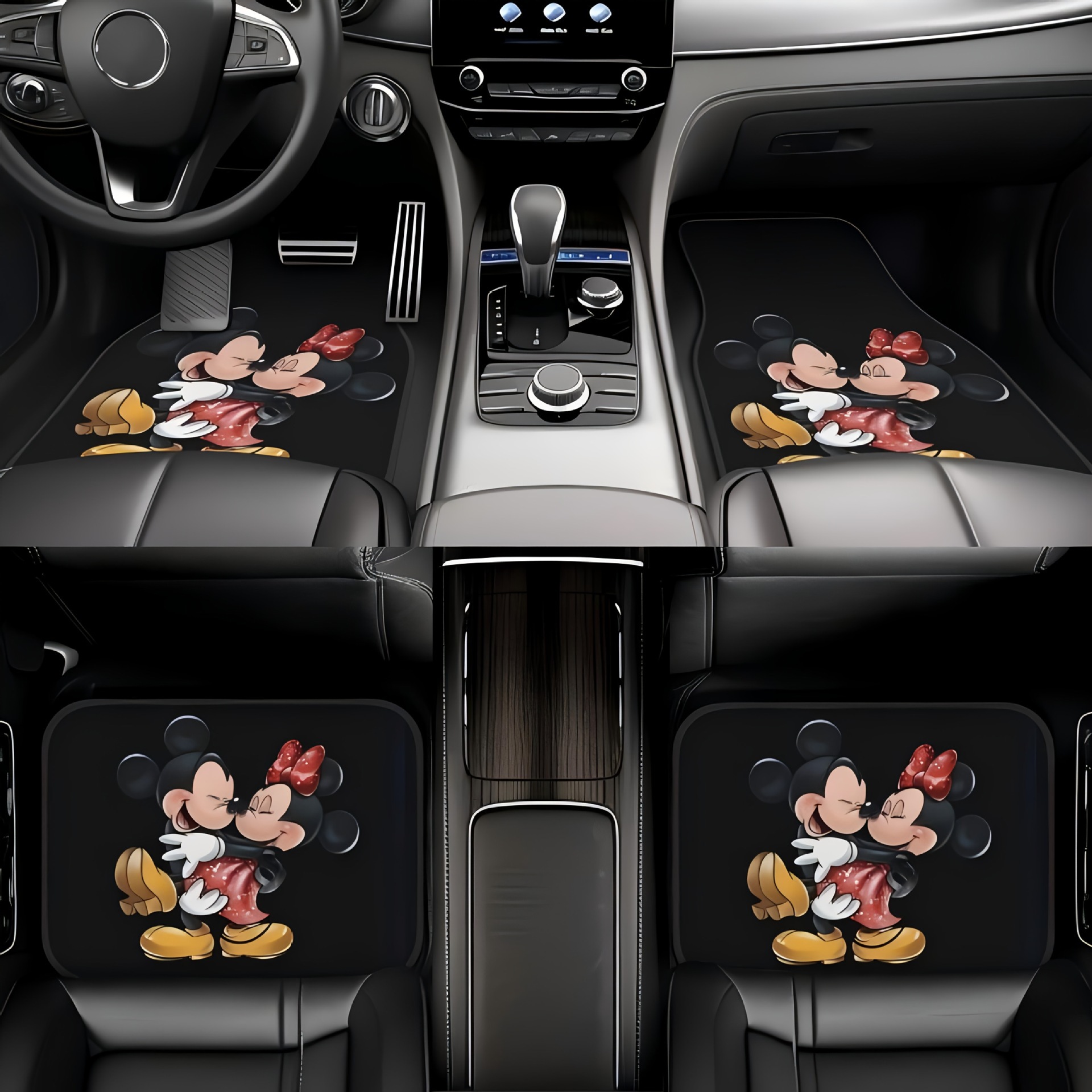 temu cross-border personalized cartoon universal car mat absorbent quick-drying dirt-resistant wear-resistant easy to care car mat floor