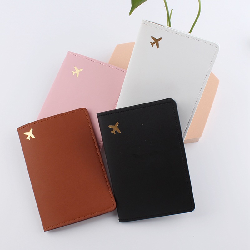 Unisex Basic Airplane Pu Leather Passport Holders display picture 2