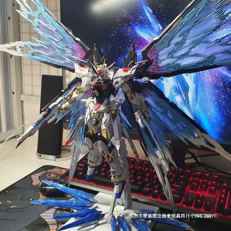 Assembling Toy Tall Model Hg Unicorn Red Heretic Angel Attack Free Gundam Figure Building Blocks Boy