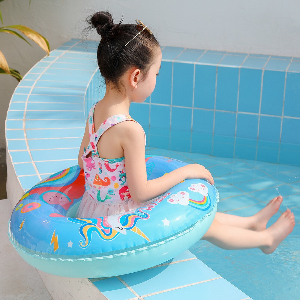 定制宝宝游泳圈网红儿童腋下充气新生儿家用小孩趴圈浮圈加印logo