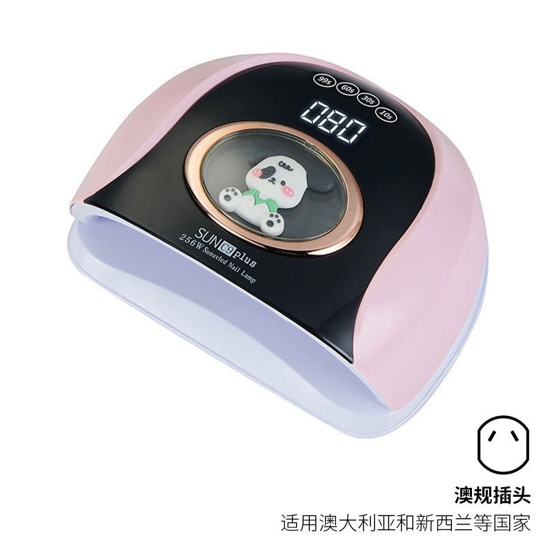 256w luz de manicura de alta potencia LED inteligente manicura luz de horno UV manicura luz de horno encantadora muñeca luz de fototerapia transfronteriza