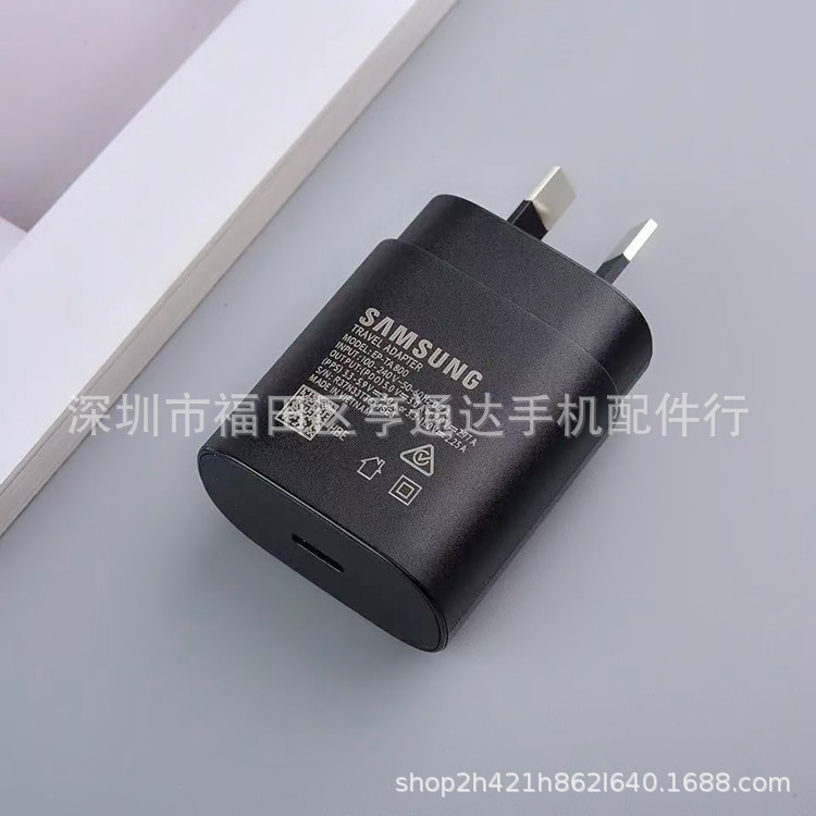 Suitable for Samsung Note10/S20 Original Australian Standard Charger Pd25W Fast Charging Head Eight-Legged Charging Head Ta800