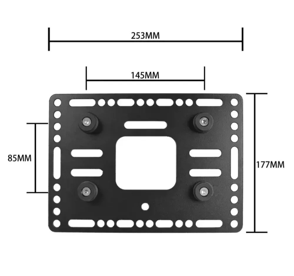 18L Side Box Bracket for Motorcycle, Universal Aluminum Alloy Waterproof and Anti-Collision Side Box, Large Capacity Quick-Release Side Box for Motorcycle Travel