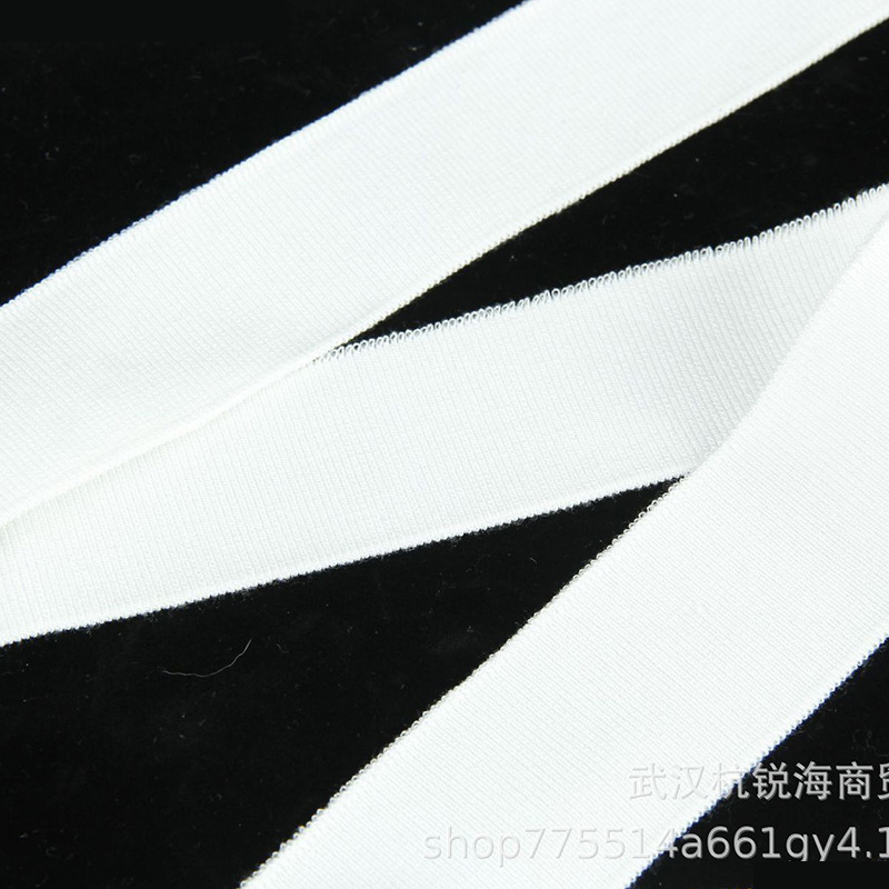 源头工厂扁机罗纹领口袖口下摆棉纱单色平纹领子袖口衣领罗纹E18