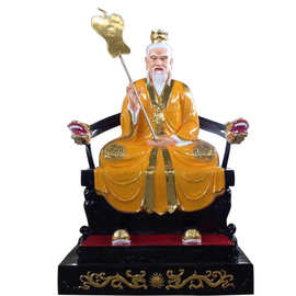 元始天尊图片姜子牙姜太公图片太白金星塑像树脂彩绘贴金