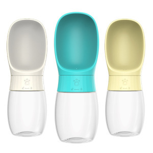 Suministros transfronterizos para mascotas multifuncional para mascotas taza de agua al aire libre taza de comida portátil perro alimentador bebedor