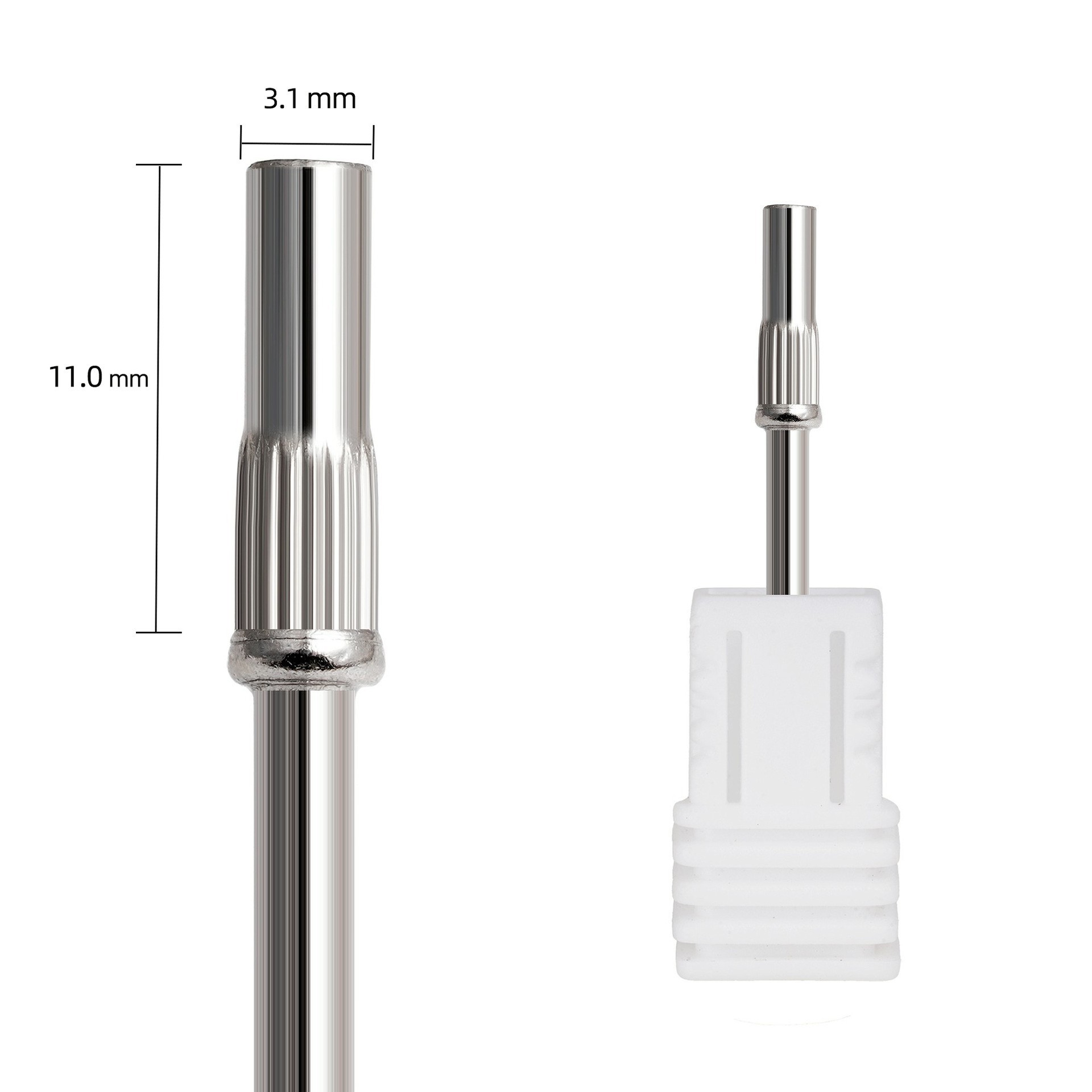 Mini anillo de arena pulido de uñas, eje de acero inoxidable de alta calidad, herramienta especial para tienda de uñas, anillo de arena resistente al desgaste de alta resistencia