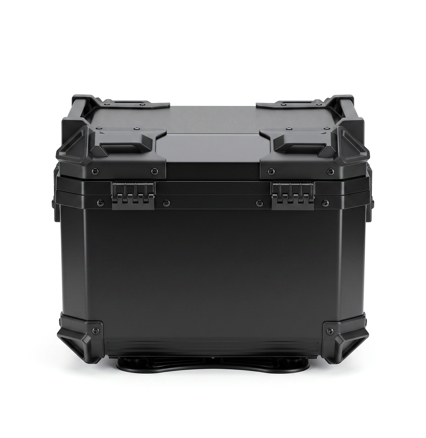 Motorcycle non-aluminum alloy universal large-capacity quick-release waterproof thickened armor rear trunk for electric vehicles