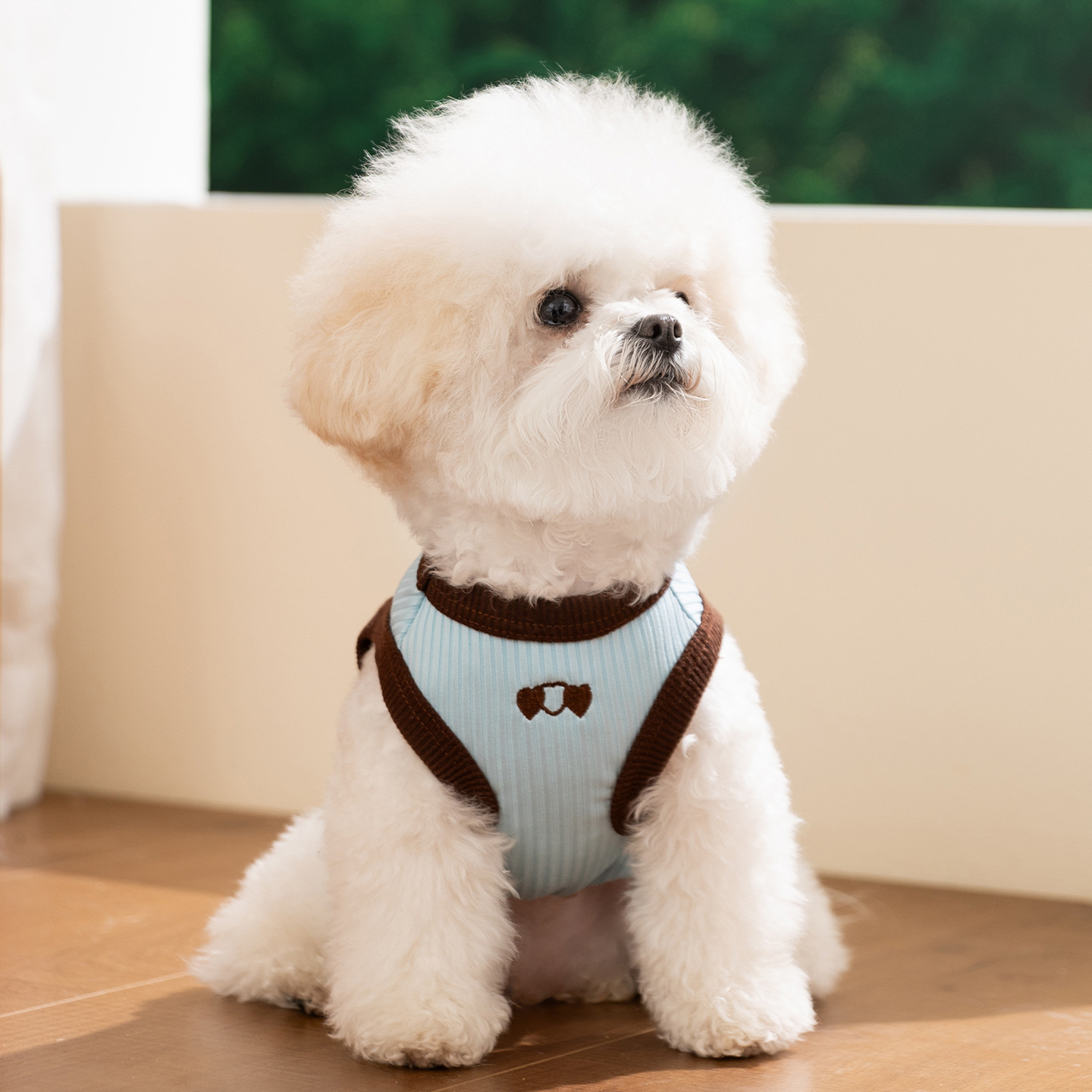 26 años de amor delgado oso coreano respirable chaleco de tracción perro pequeño y mediano gato ropa de perro ropa de mascotas