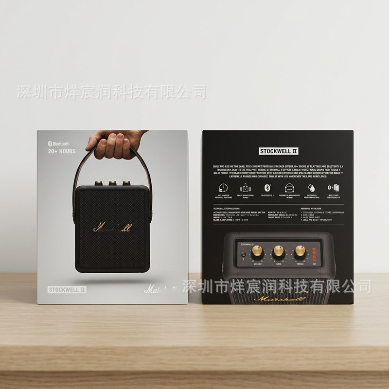 Top-Of-The-Line Rock Music Speaker Stockwell Ii Home Bluetooth Speaker Desktop Retro High Volume