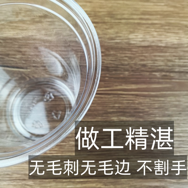 Taza de té con leche desechable con tapa gruesa a prueba de fugas PET de alta transparencia para llevar taza de embalaje taza de café logotipo imprimible