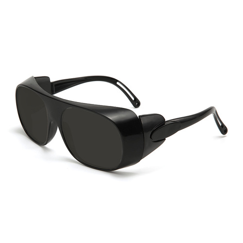 New style grinding protective glasses for welders, industrial riding windproof and dustproof reinforced glass transparent labor protection glasses