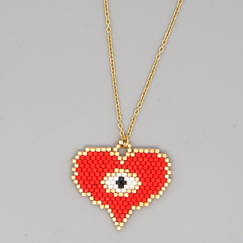 Miyuki Bead Eye Necklace