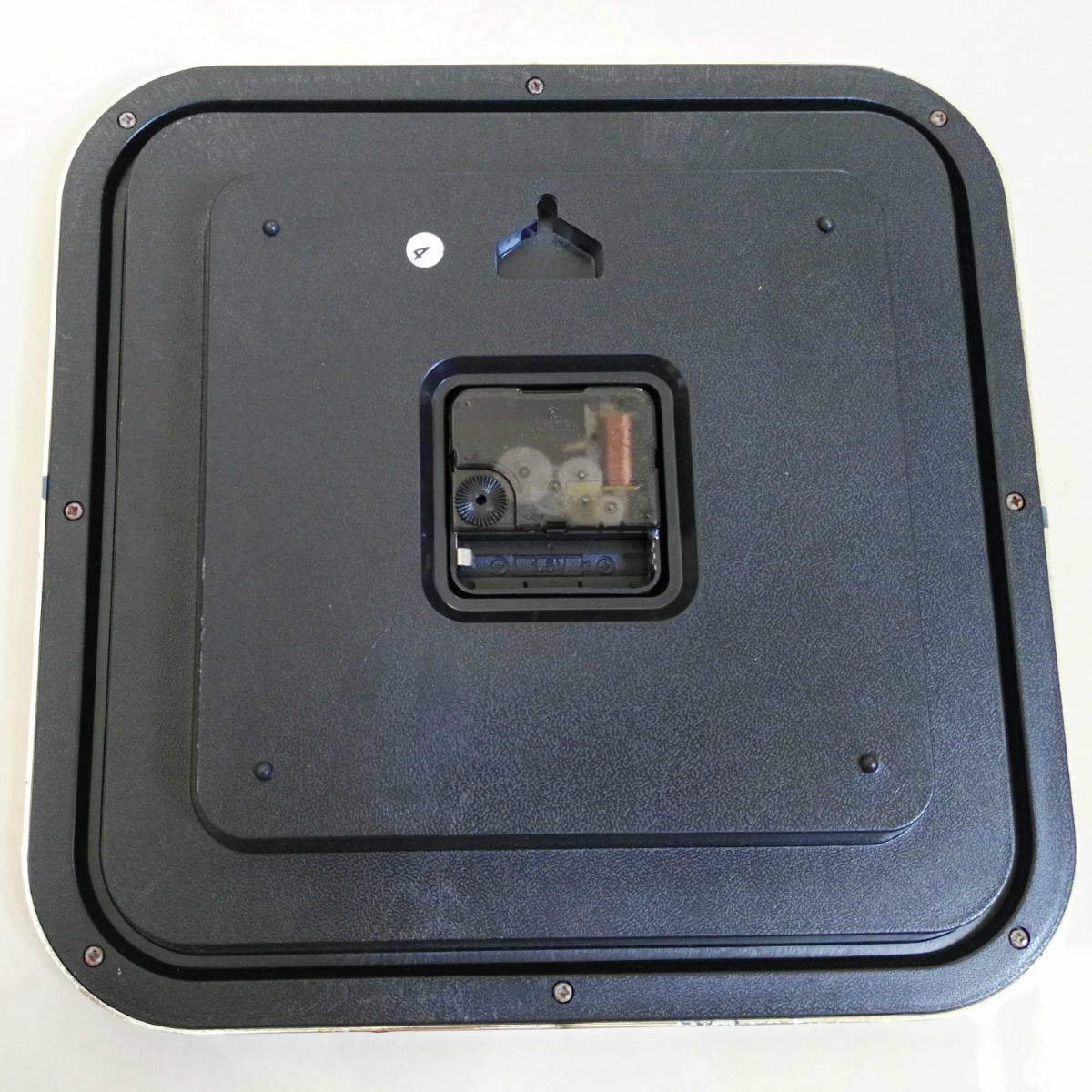 Amazon transfronterizo 28 * 28.5cm creativo reloj de pared de luz nocturna cuadrado simple reloj de pared decoración de personalidad