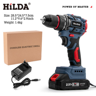 21V brushless lithium electric hand drill rechargeable multifunctional high-power household electric screwdriver tool suit