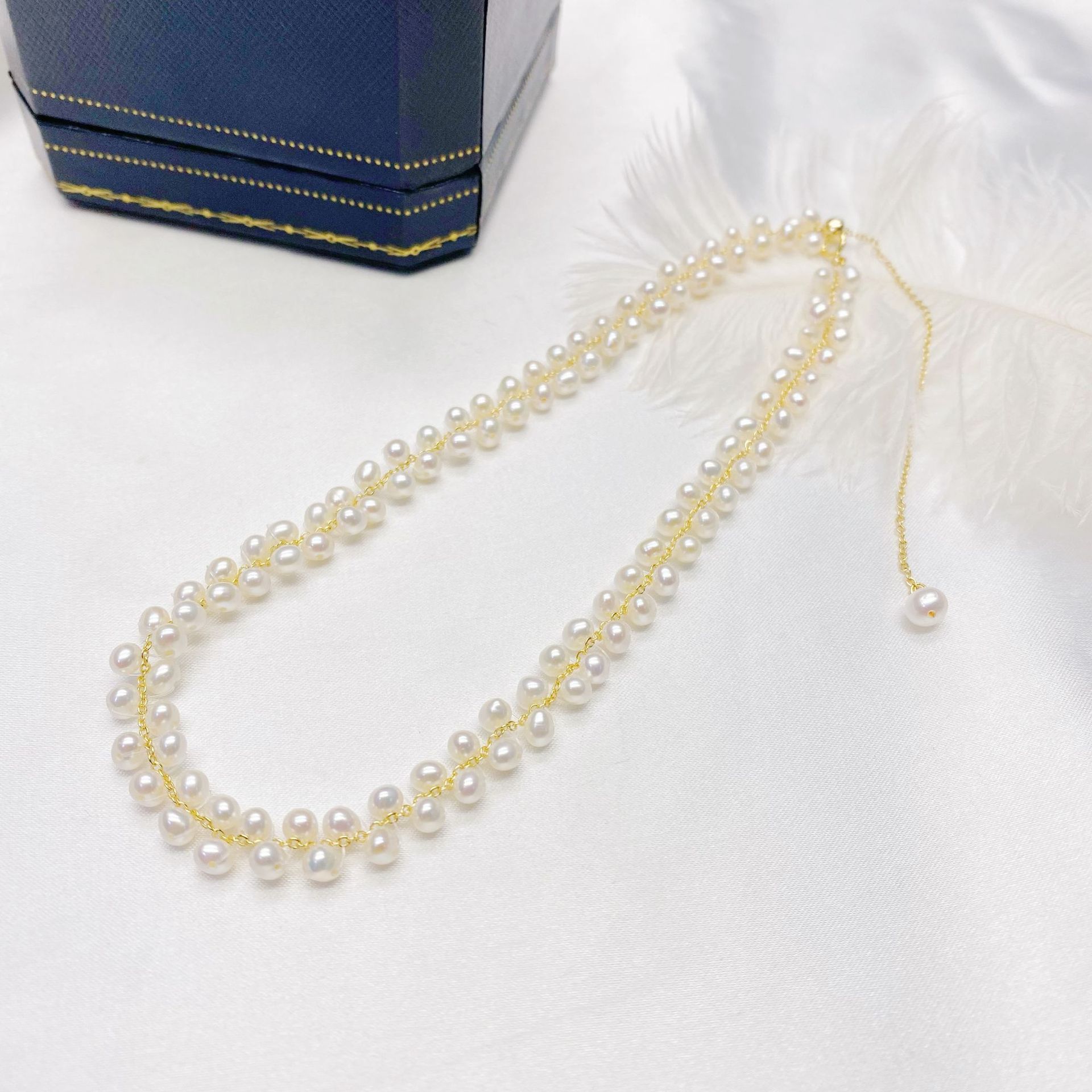 ��Ů��S925����˿�ֹ���֯tianȻ��ˮ������������������װ