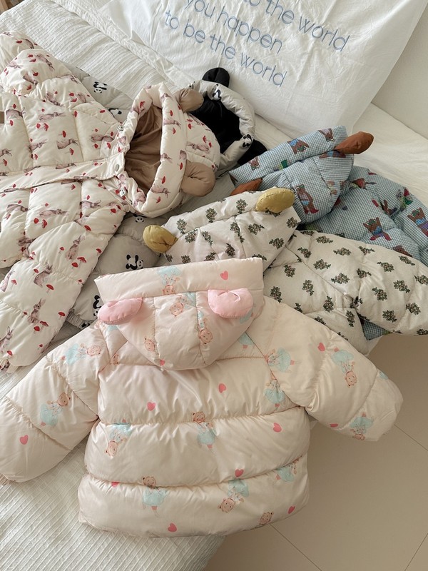 2025 子供綿コート子供の秋と冬の新しい韓国スタイル女の赤ちゃん肥厚綿コート子供のためのベルベット綿ジャケット外国貿易|undefined