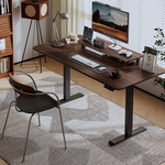 电动升降桌台式电脑桌学生书桌学习桌家用办公桌子双人作台