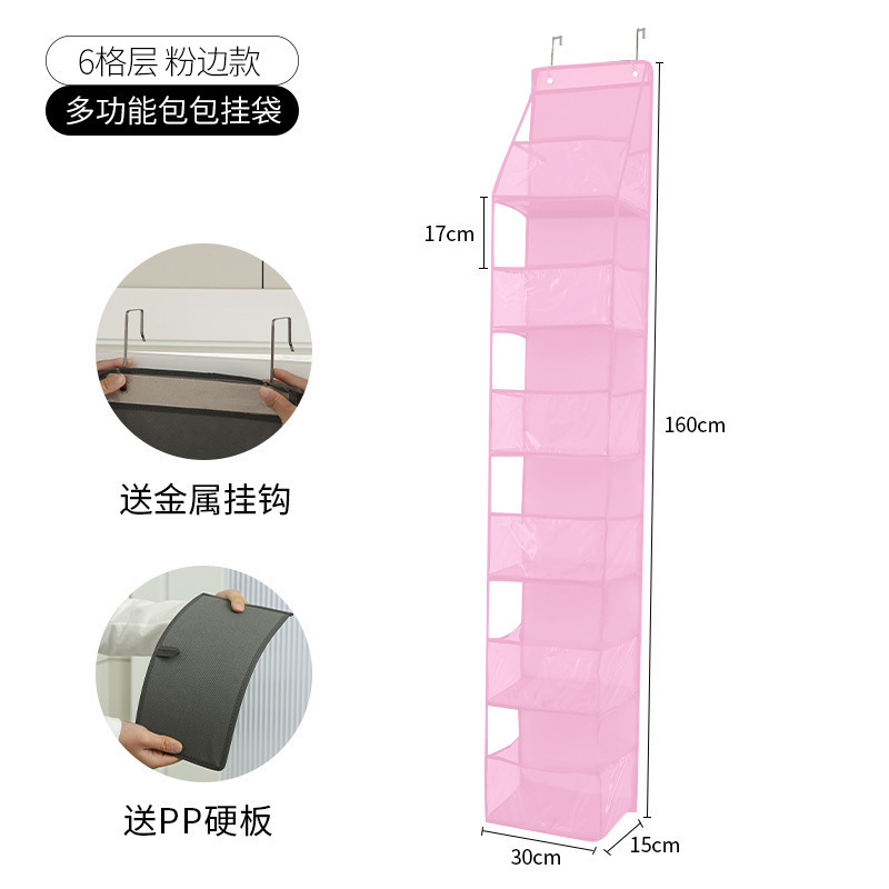 Detrás de la puerta bolsa de almacenamiento a prueba de polvo bolsa colgante armario bolsa colgante bolsa de almacenamiento para bebés cosméticos Juguetes Artículos diversos colgantes acabado