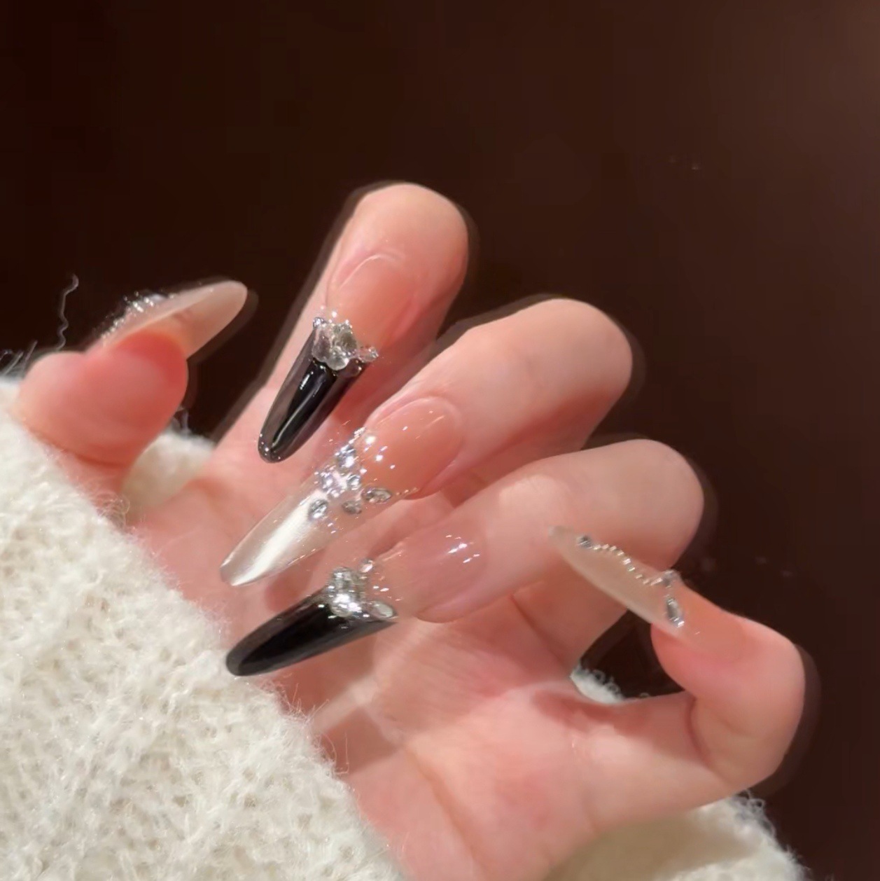 Nuevo puro uso manual de uñas de zircon oscuro manuales de alto nivel de blanqueamiento de uñas de uñas de uñas blanqueamiento de uñas de uñas