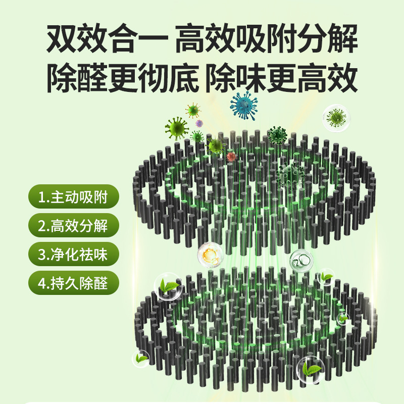 高ヨウ素価ココナッツ殻活性炭は、新築住宅の装飾のホルムアルデヒドを除去し、消臭し、ホルムアルデヒドを除去します。竹炭袋は活性マンガンカーボン袋を吸着します。|undefined