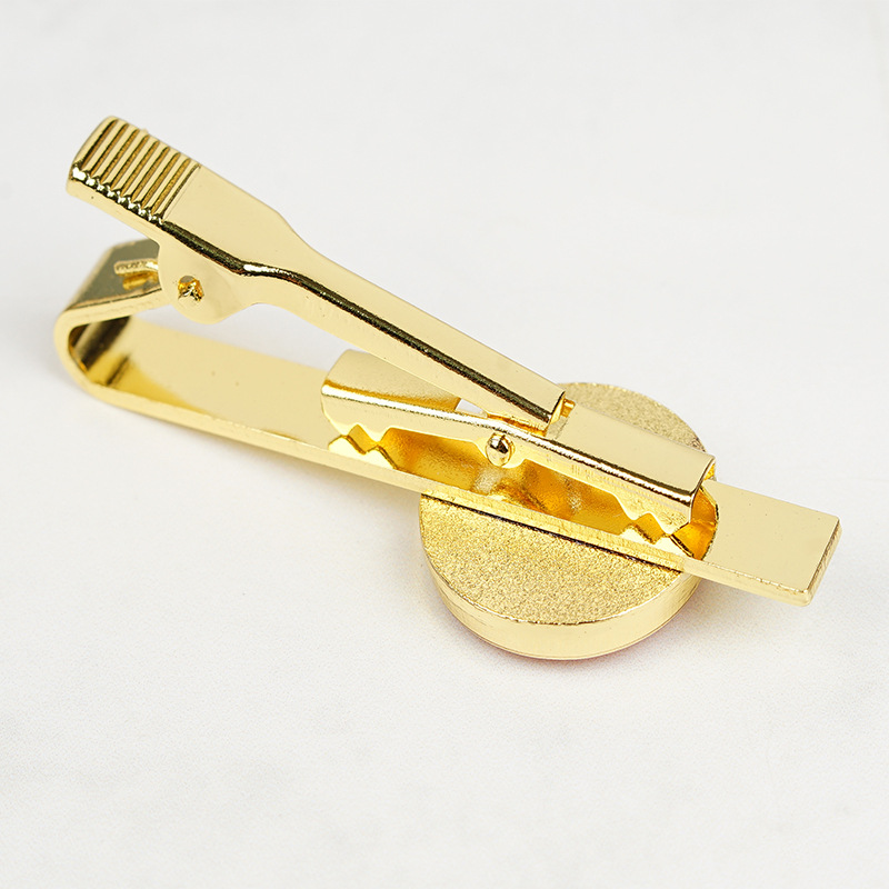 Business Tie Clip Customized Staff Simple Tie Clip Cartoon Enamel Copper Engraving Tie Clip