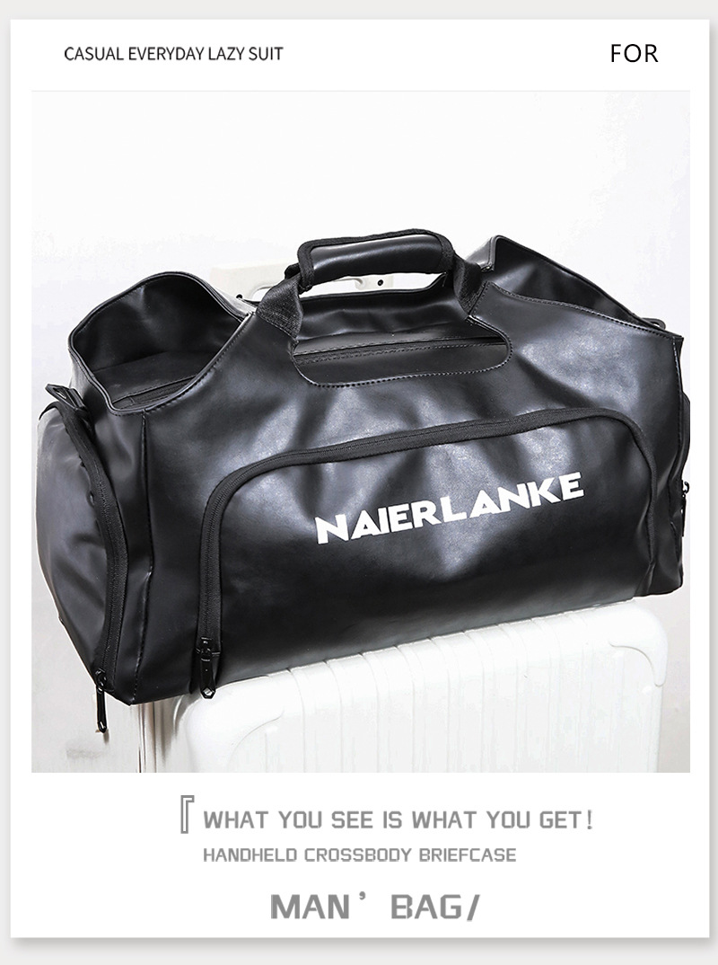 Sac de voyage grande capacité avec compartiment chaussures_voghion.com