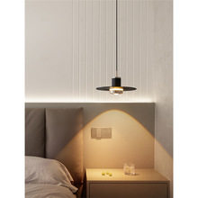 全光谱护眼床头吊灯设计感创意飞碟垂线灯餐厅吧台房间卧室吊线灯