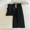 Black breast pads, trousers, with short sleeve